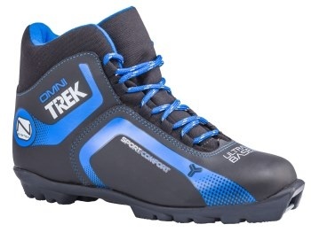 Ботинки лыжные TREK Omni3 черный (лого синий) S (37 )