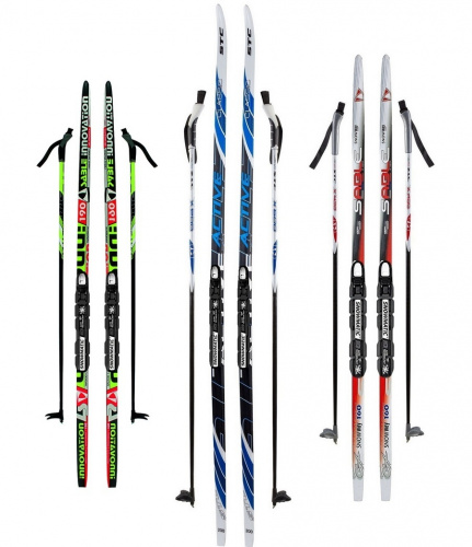 Комплект лыж NNN Бренды ЦСТ/NNN SNOWMATIC N3 Step, 170/130 (+/-5 см), red