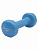 Гантель виниловая Virtey 2,5 кг LKDB-504A blue (1шт)