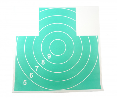 Мишень Remington №4 грудная 500х500 зеленая
