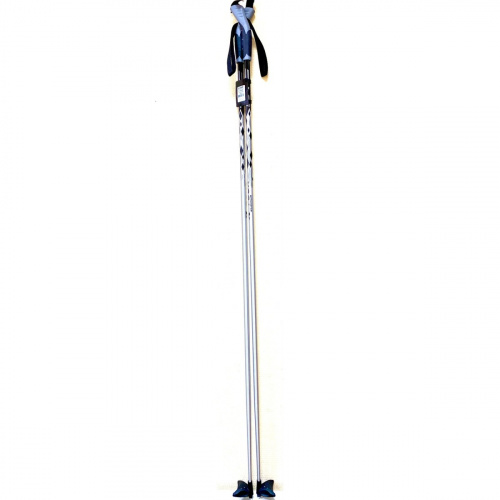 Палки лыжные алюминиевые 110 см прогулочные 