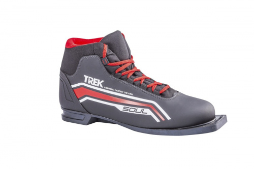 Ботинки лыжные TREK Soul2 (черный, лого красный) NN75