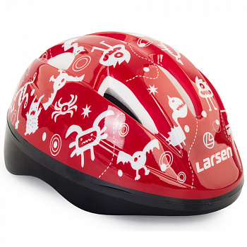Шлем роликовый Larsen Kiddy Red (S (44-46))