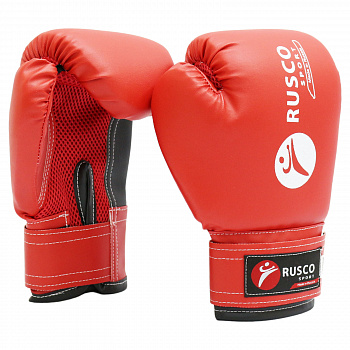 Перчатки бокс. Rusco Sport (4 унц. красный)